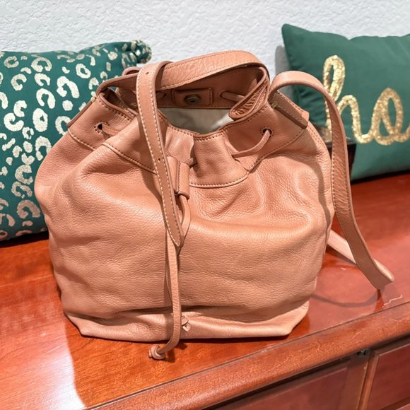 J. Jill Leather Bucket Shoulder Bag - Picture 2 of 10